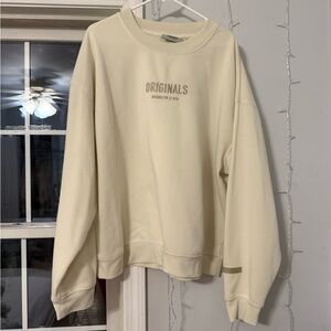 Brooklyn Cloth Cream Crewneck Sweater